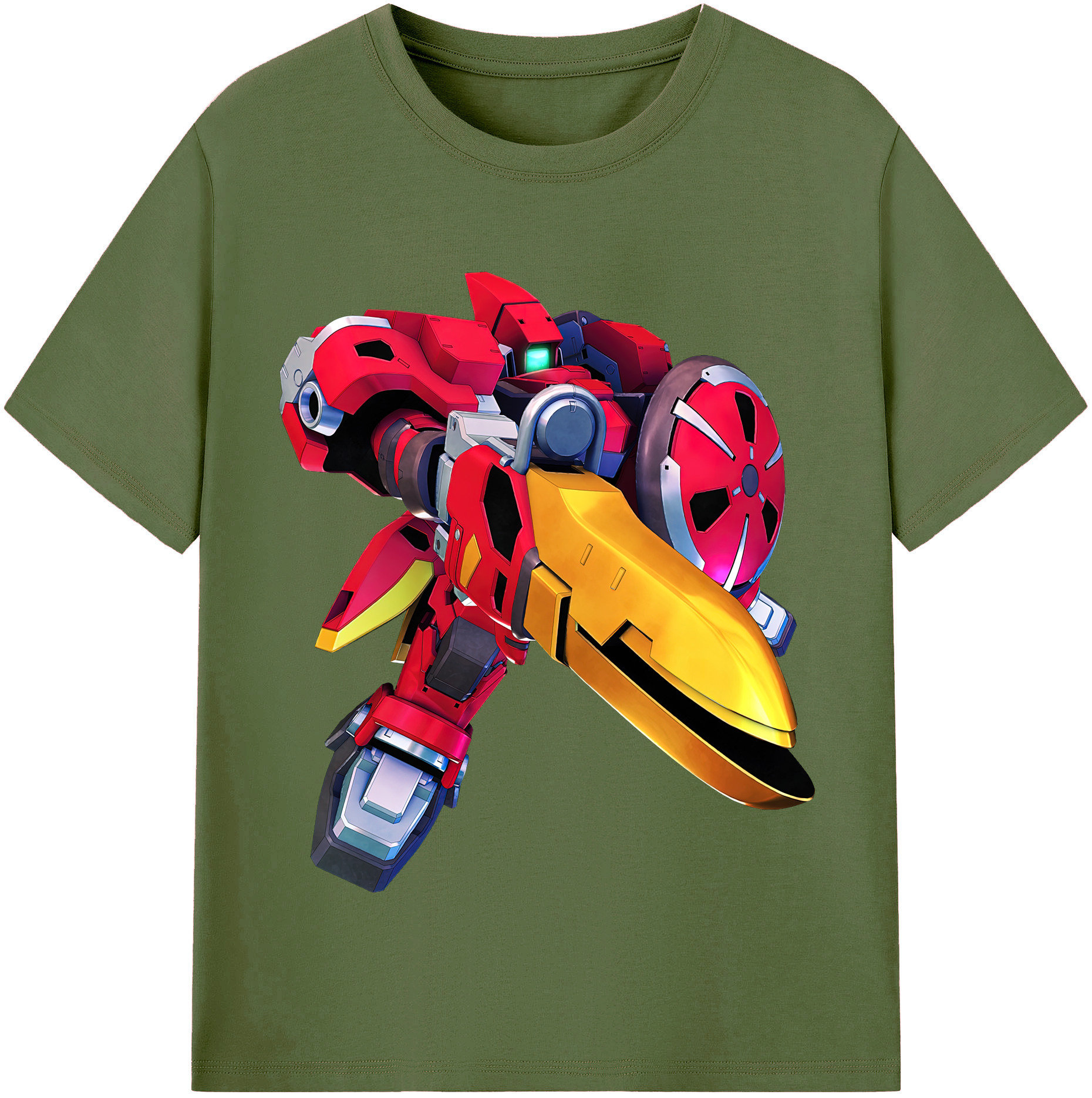（画像用） 機動戦士ガンダム Mobile Suit Gundam 綿100％半袖Tシャツ（フロントプリント）